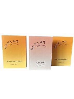 Skylar Citrus Reverie & Nude Skin Perfume Sample Trio-NWT